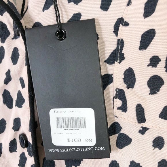 NWT Rails Large Dalmation Print Pajama Top Shirt - Picture 11 of 12